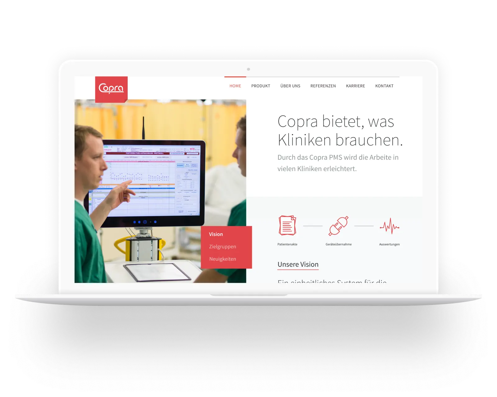 Copra Systems Corporate Identity & Website